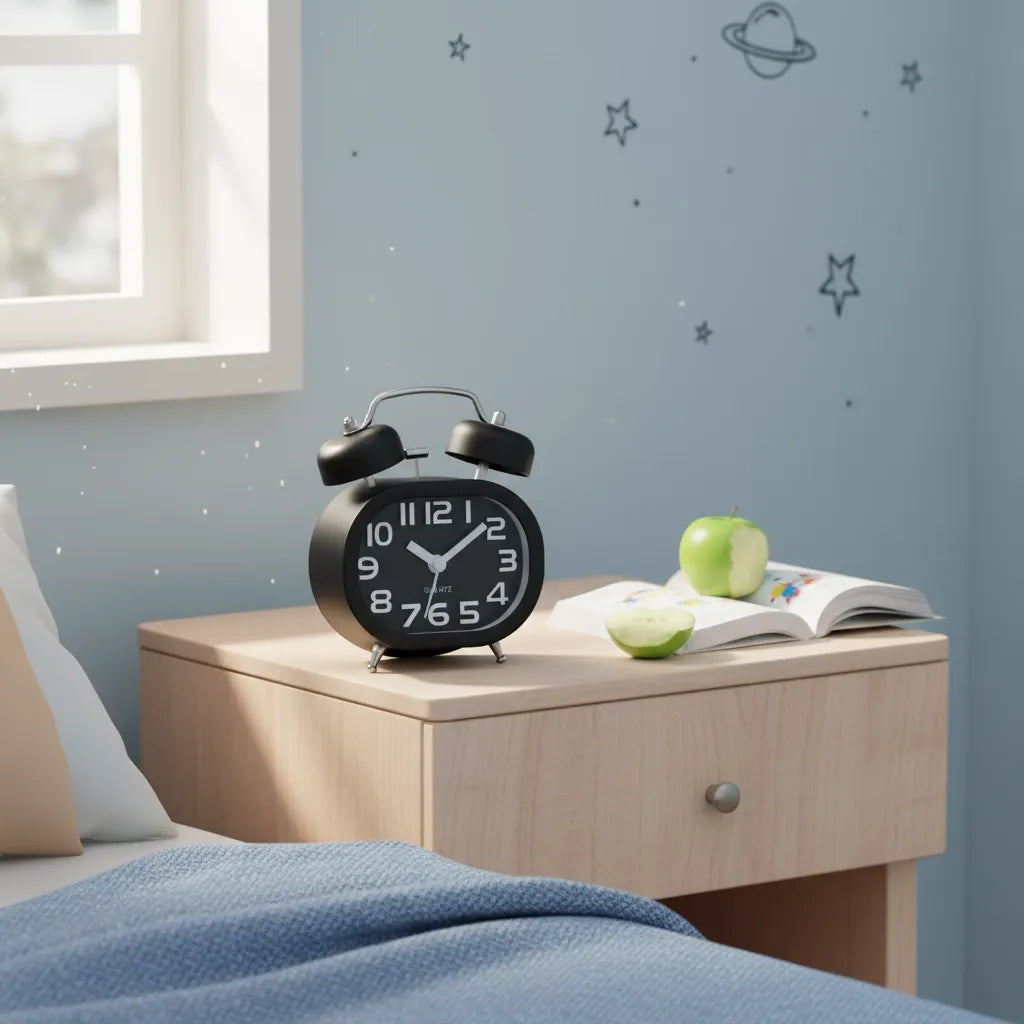 Réveil à Pile Enfant Silencieux