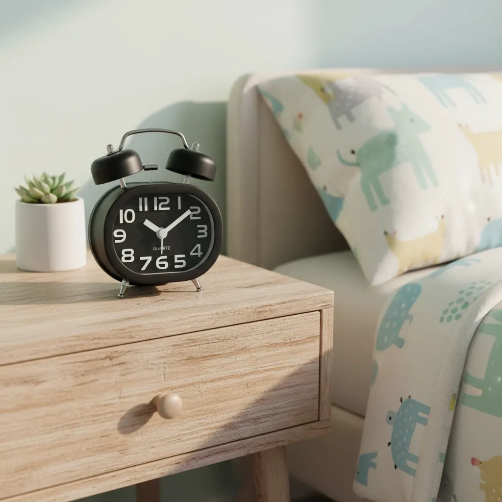 Réveil à Pile Enfant Silencieux