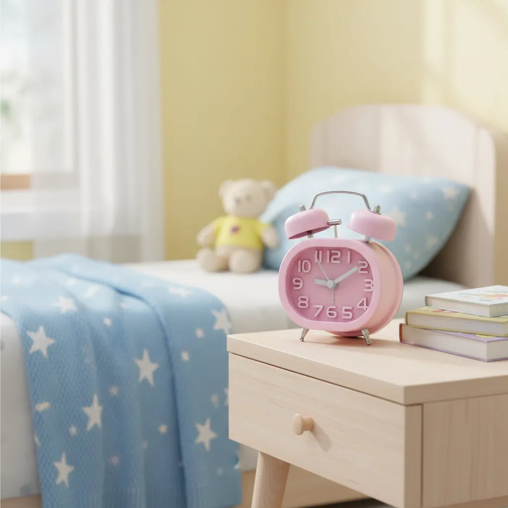 Réveil à Pile Enfant Silencieux