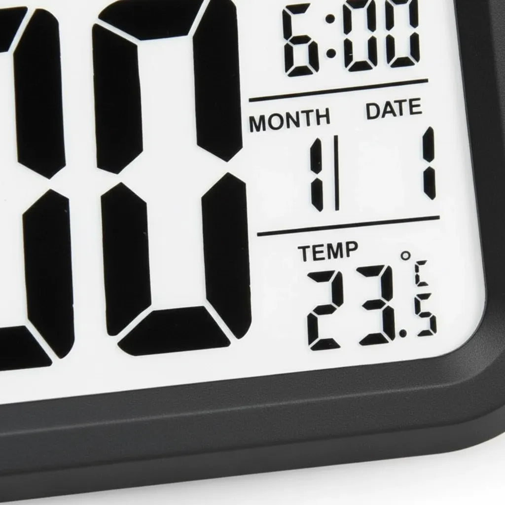 Réveil à Pile Lumineux Numérique