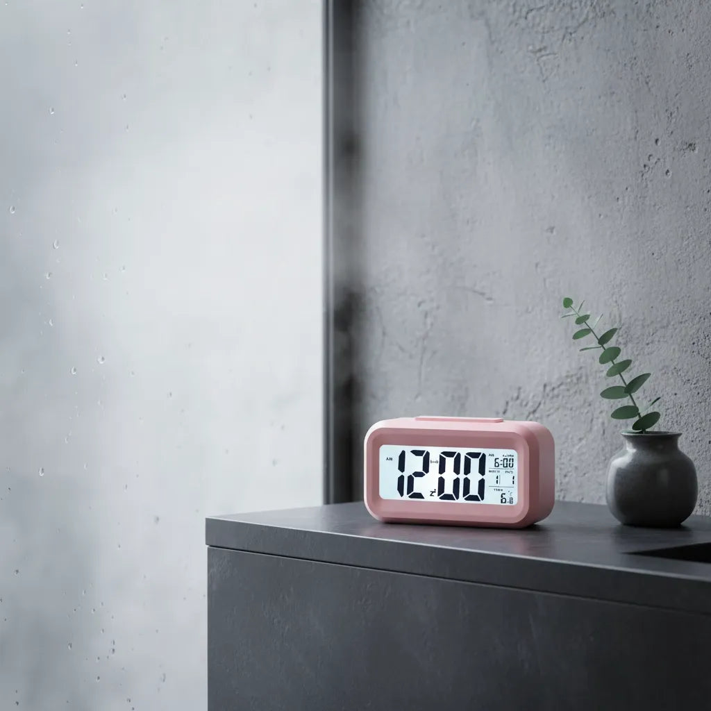 Réveil à Pile Lumineux Numérique