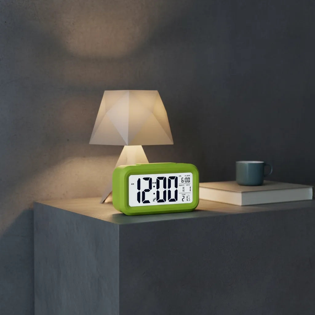 Réveil à Pile Lumineux Numérique