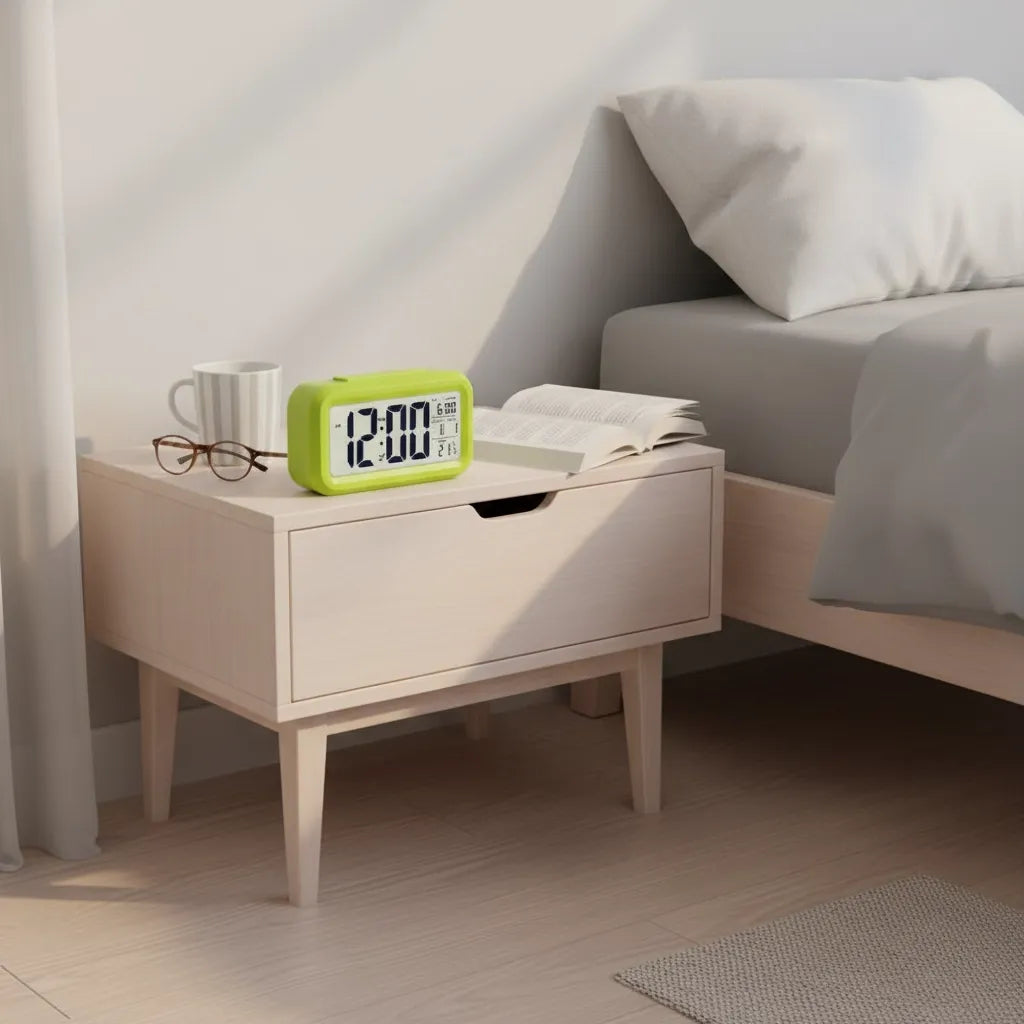 Réveil à Pile Lumineux Numérique