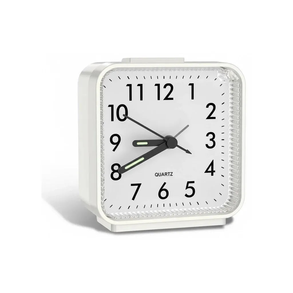 Réveil à Pile Quartz Lumineux Compact