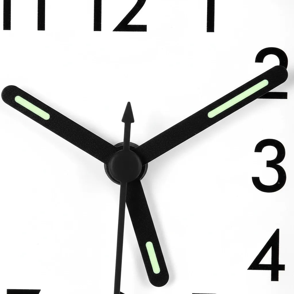 Réveil à Pile Quartz Lumineux Compact