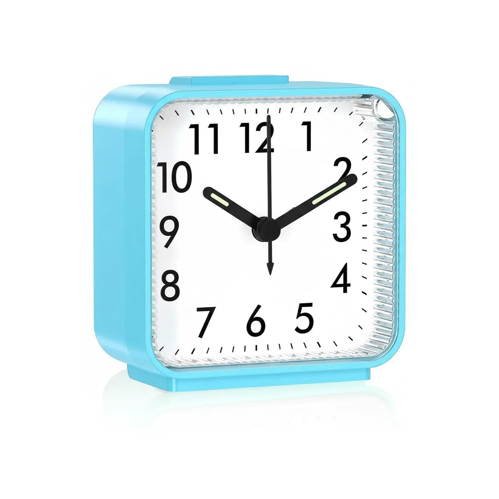 Réveil à Pile Quartz Lumineux Compact