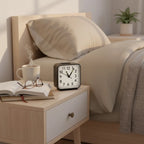 Réveil à Pile Quartz Lumineux Compact