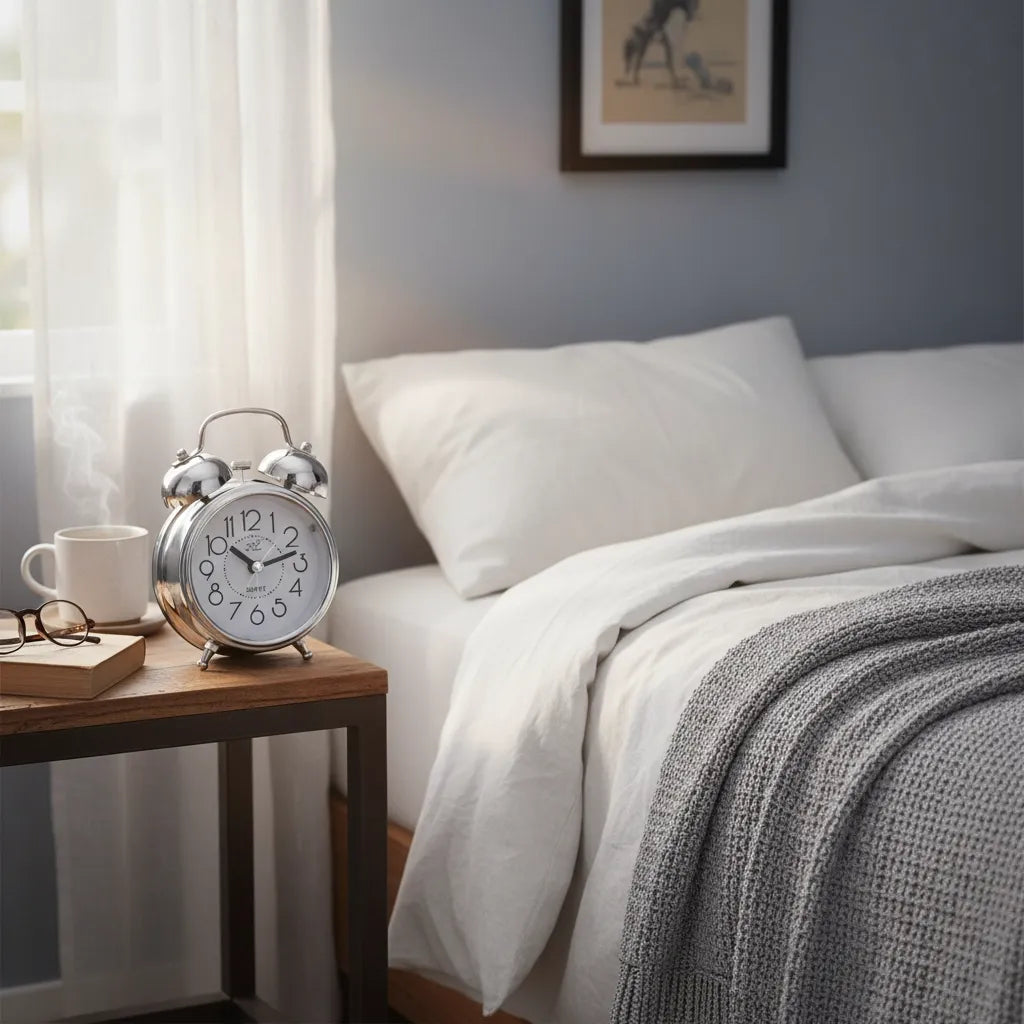 Réveil à Pile Rétro en Métal