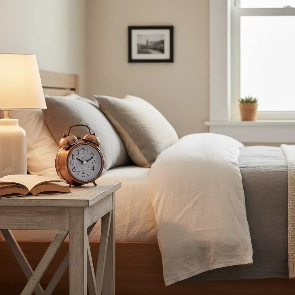 Réveil à Pile Rétro en Métal