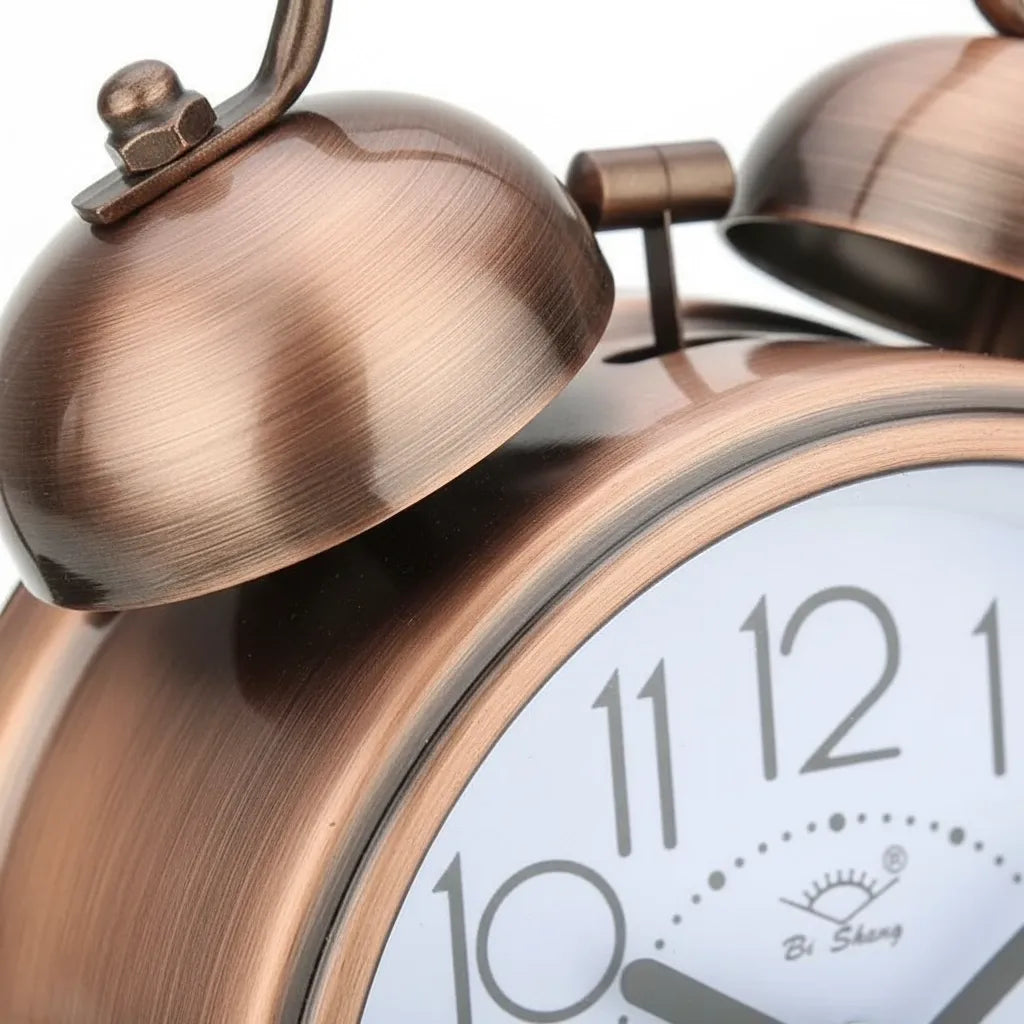 Réveil à Pile Rétro en Métal