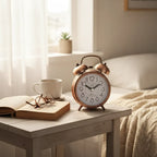 Réveil à Pile Rétro en Métal