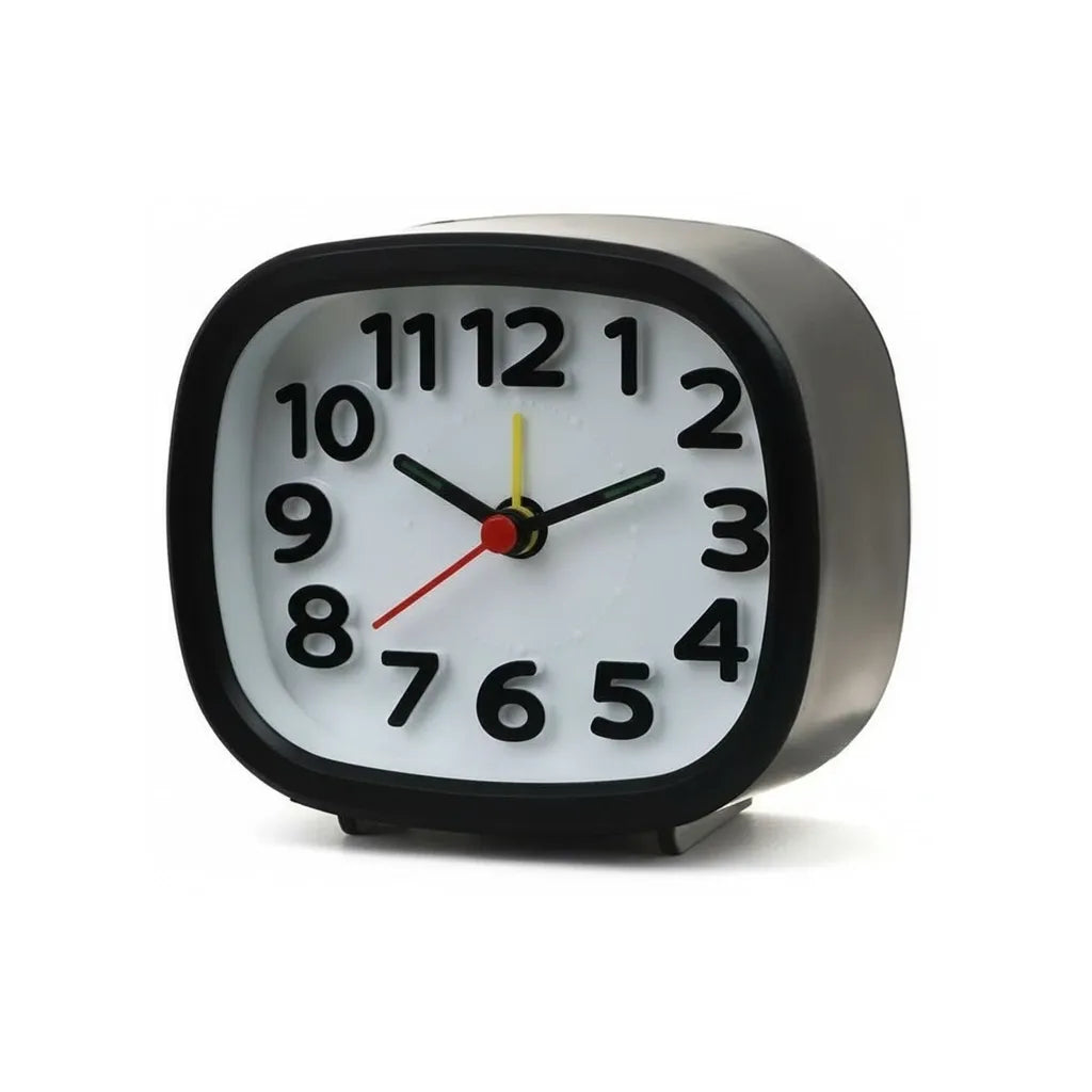 Réveil à Pile Sans Tic Tac Compact