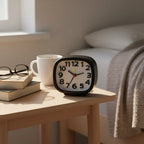 Réveil à Pile Sans Tic Tac Compact