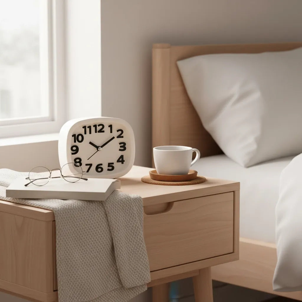 Réveil à Pile Silencieux à Grands Chiffres