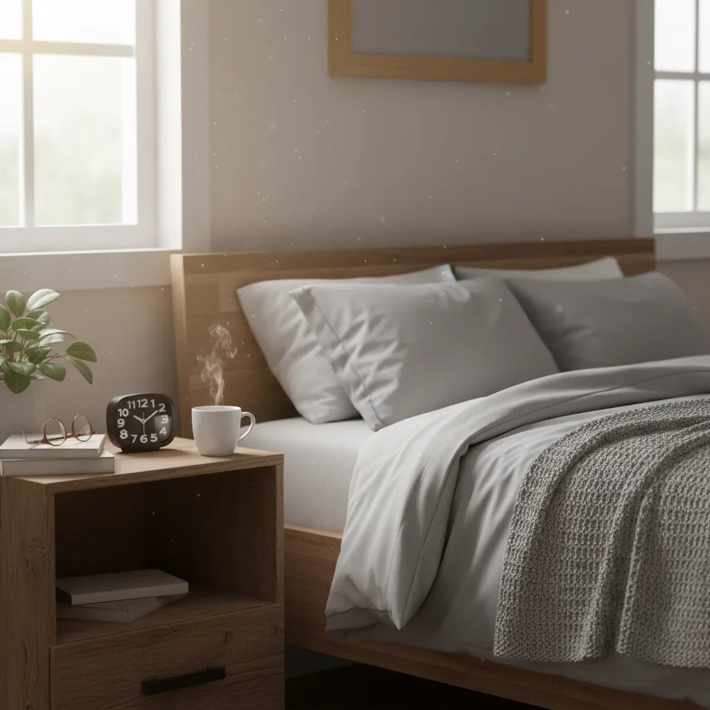 Réveil à Pile Silencieux à Grands Chiffres