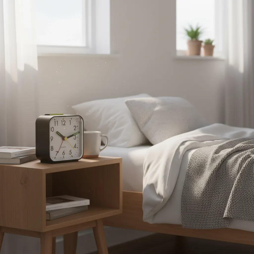 Réveil à Pile Silencieux Avec Rétroéclairage