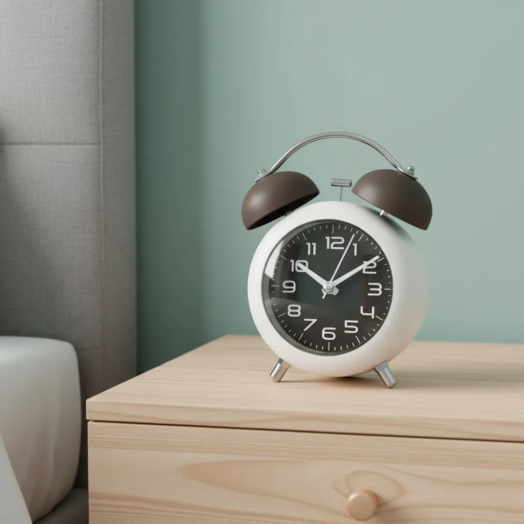 Réveil Ado à Pile avec Double Cloche