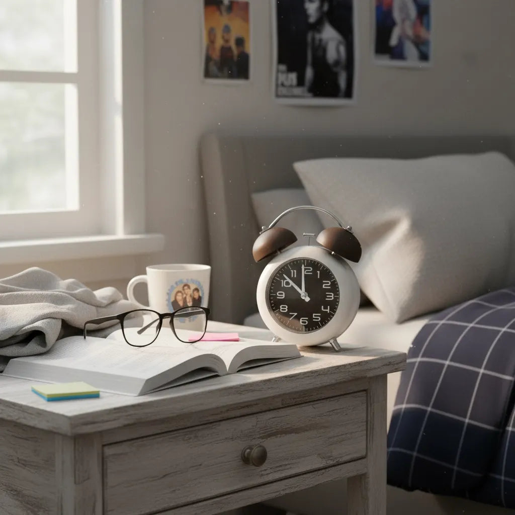 Réveil Ado à Pile avec Double Cloche