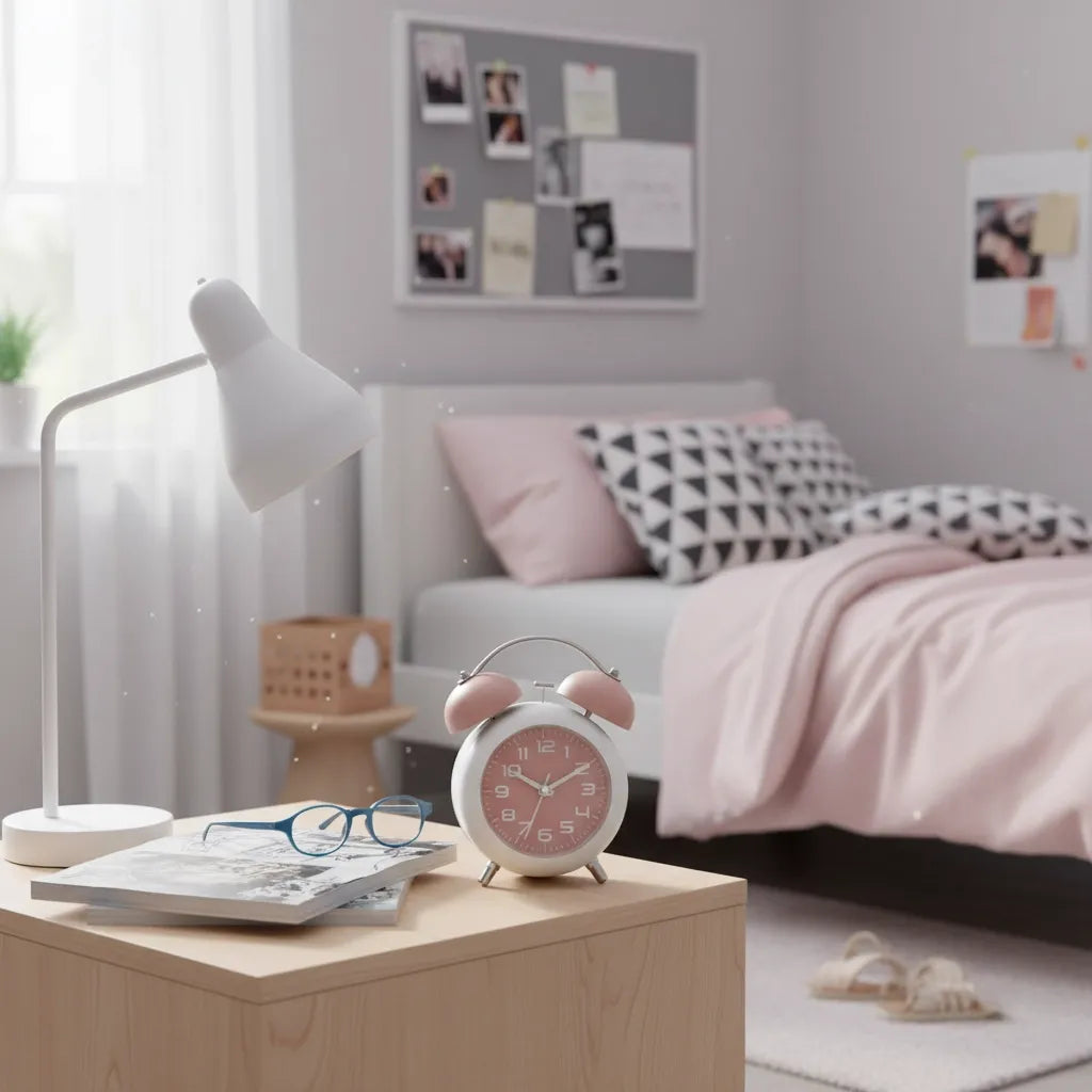 Réveil Ado à Pile avec Double Cloche