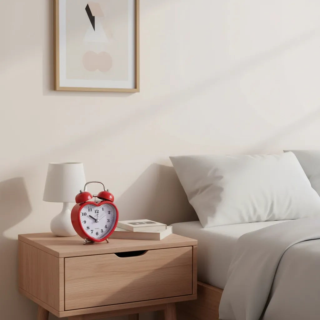 Réveil Analogique Alarme en Métal