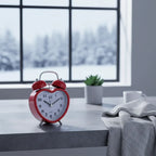 Réveil Analogique Alarme en Métal