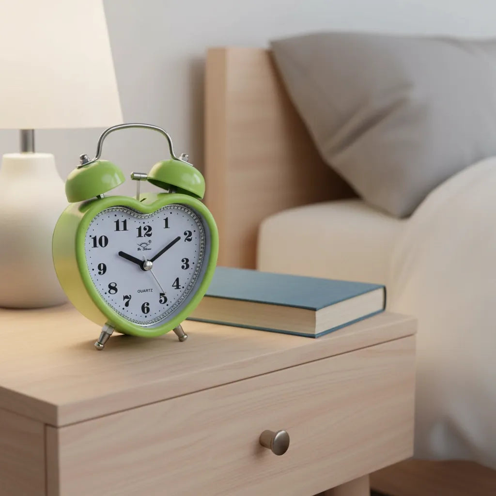 Réveil Analogique Alarme en Métal