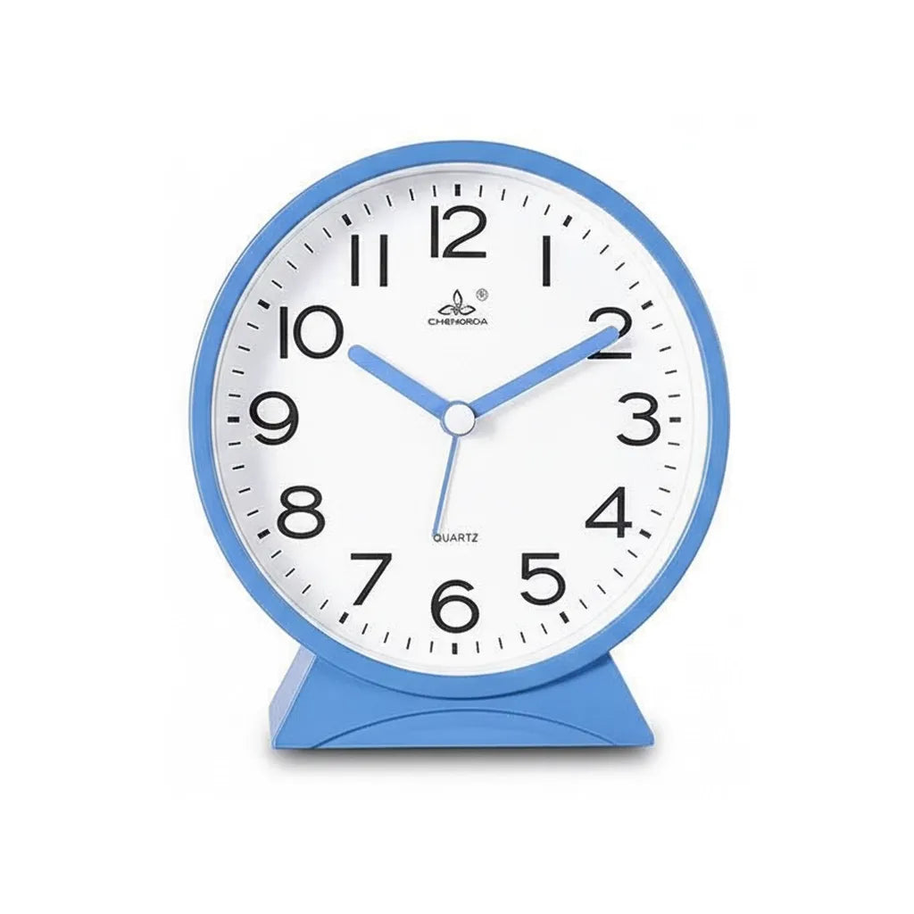 Réveil Analogique Arrondi Silencieux