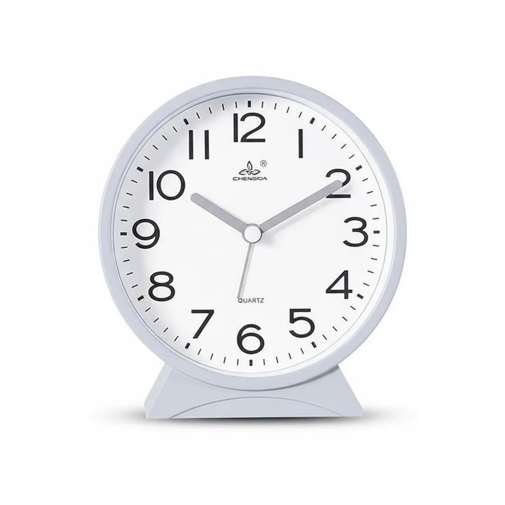 Réveil Analogique Arrondi Silencieux