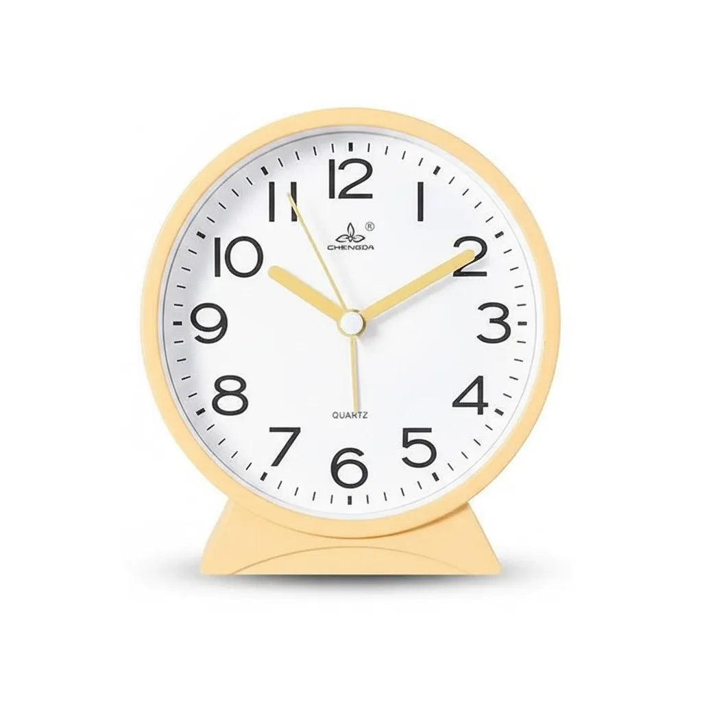 Réveil Analogique Arrondi Silencieux