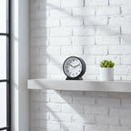 Réveil Analogique Arrondi Silencieux