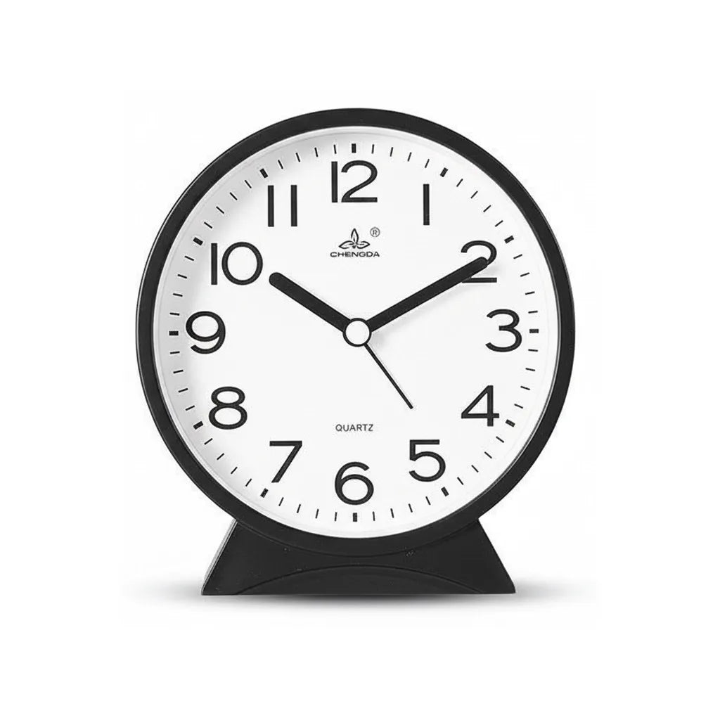 Réveil Analogique Arrondi Silencieux