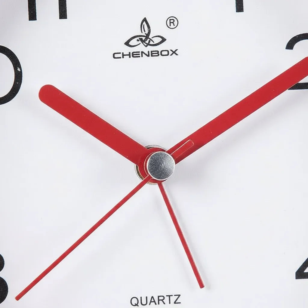 Réveil Analogique Arrondi Silencieux