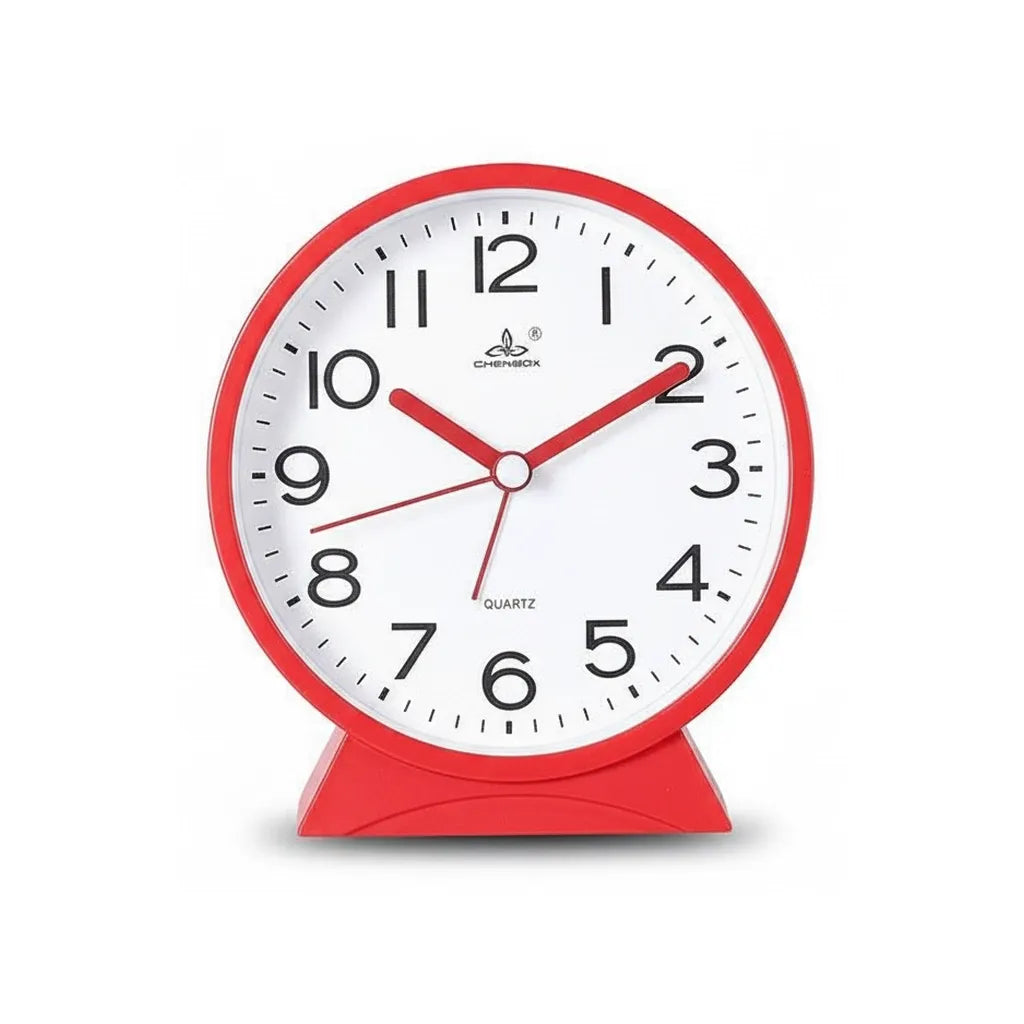 Réveil Analogique Arrondi Silencieux