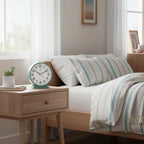 Réveil Analogique Arrondi Silencieux