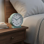 Réveil Analogique Arrondi Silencieux