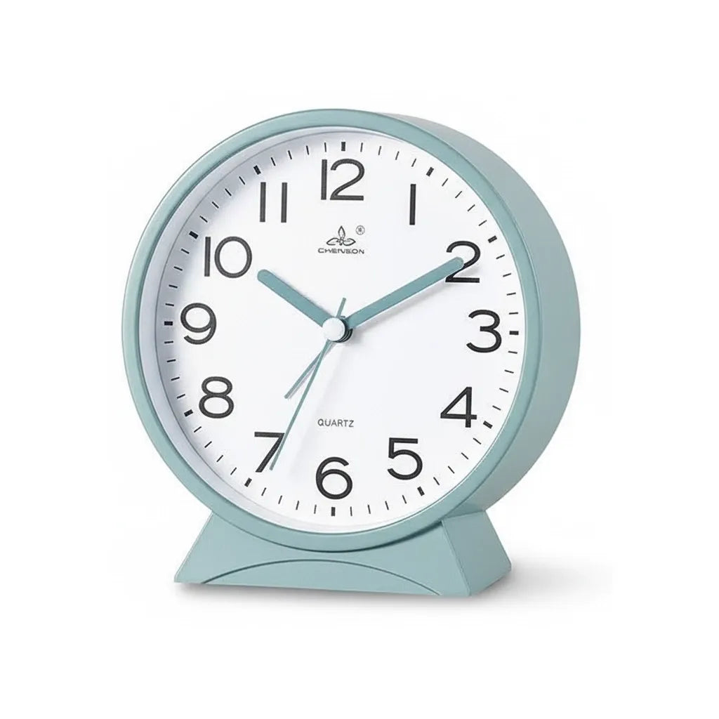 Réveil Analogique Arrondi Silencieux