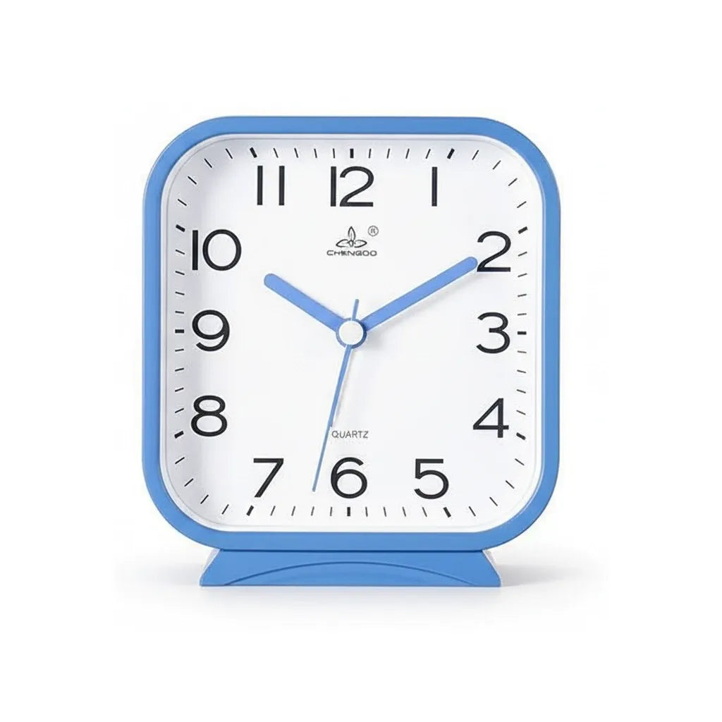 Réveil Analogique Carré Silencieux