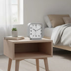 Réveil Analogique Carré Silencieux