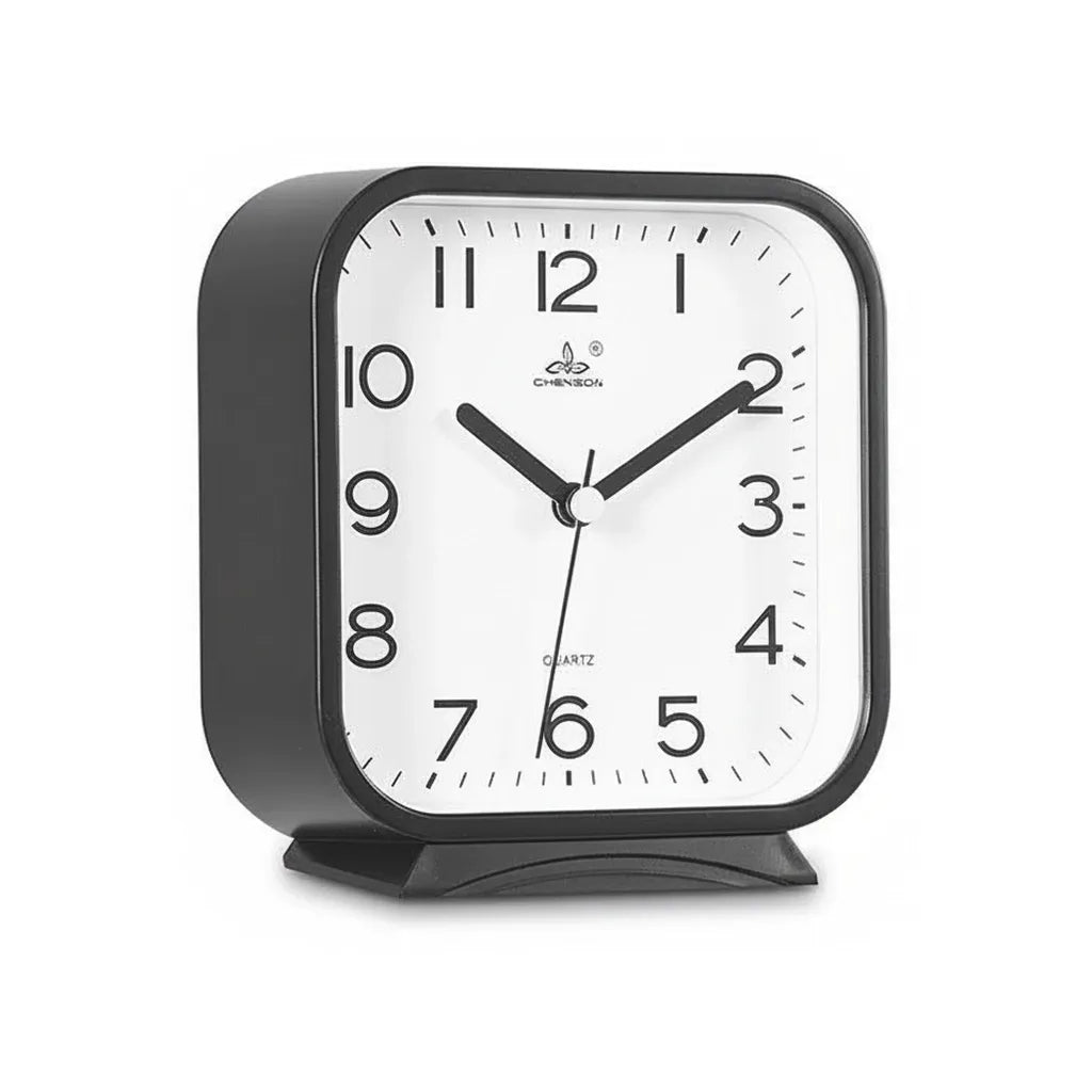 Réveil Analogique Carré Silencieux