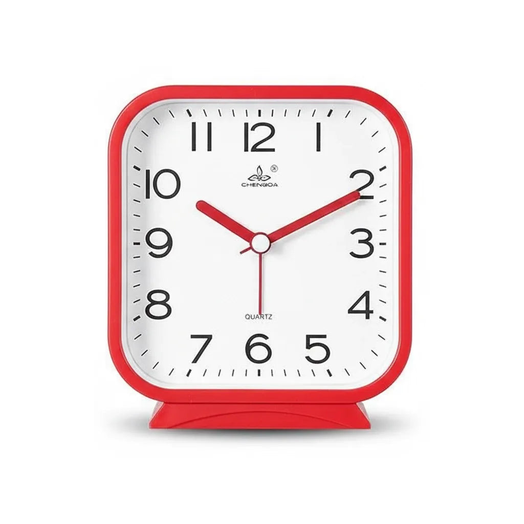 Réveil Analogique Carré Silencieux