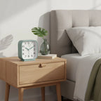 Réveil Analogique Carré Silencieux