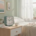 Réveil Analogique Carré Silencieux