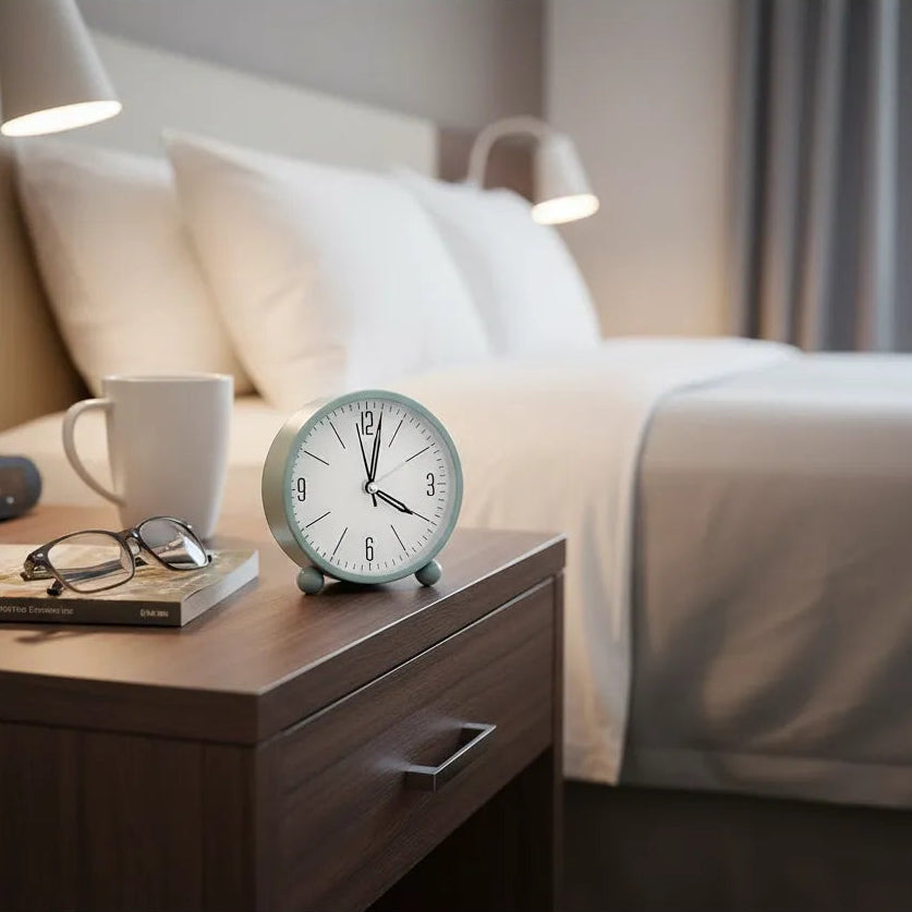 Réveil Analogique de Voyage en Quartz