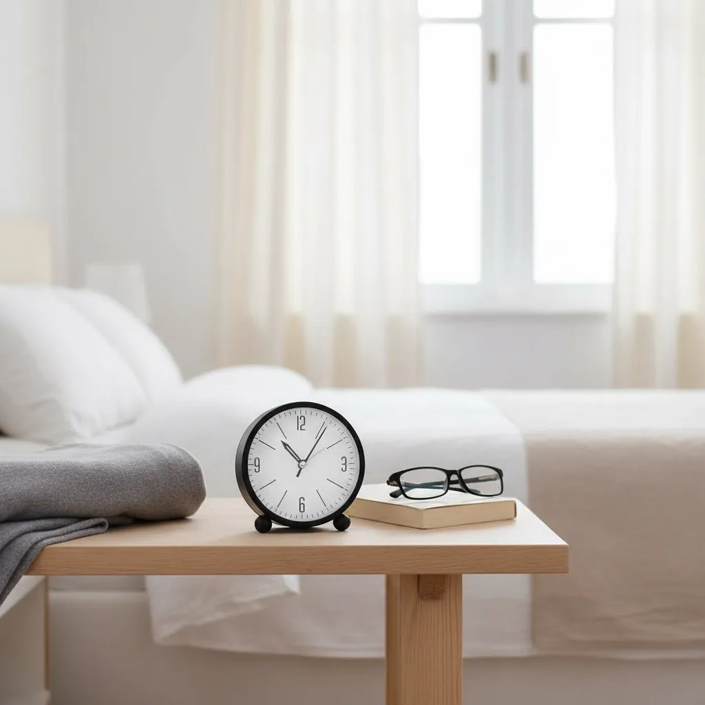 Réveil Analogique de Voyage en Quartz