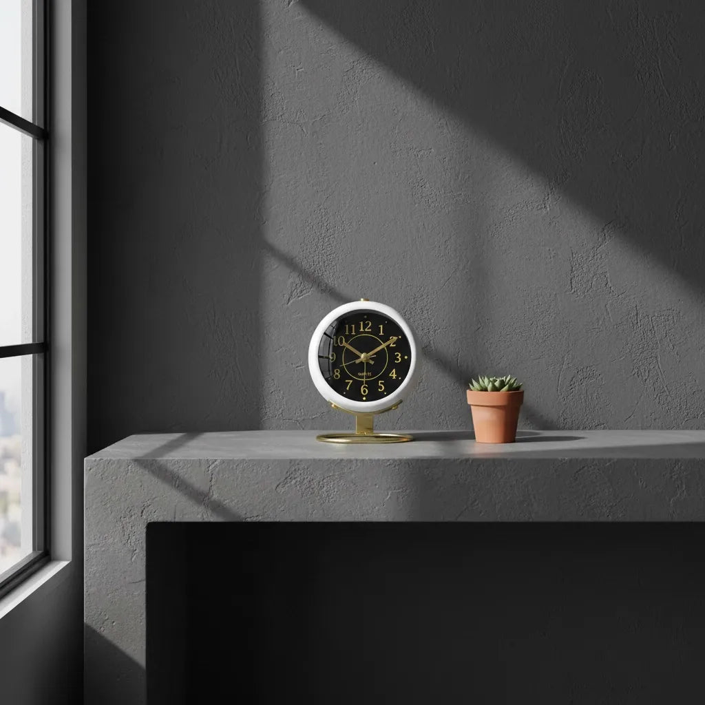 Réveil Analogique Design Rond