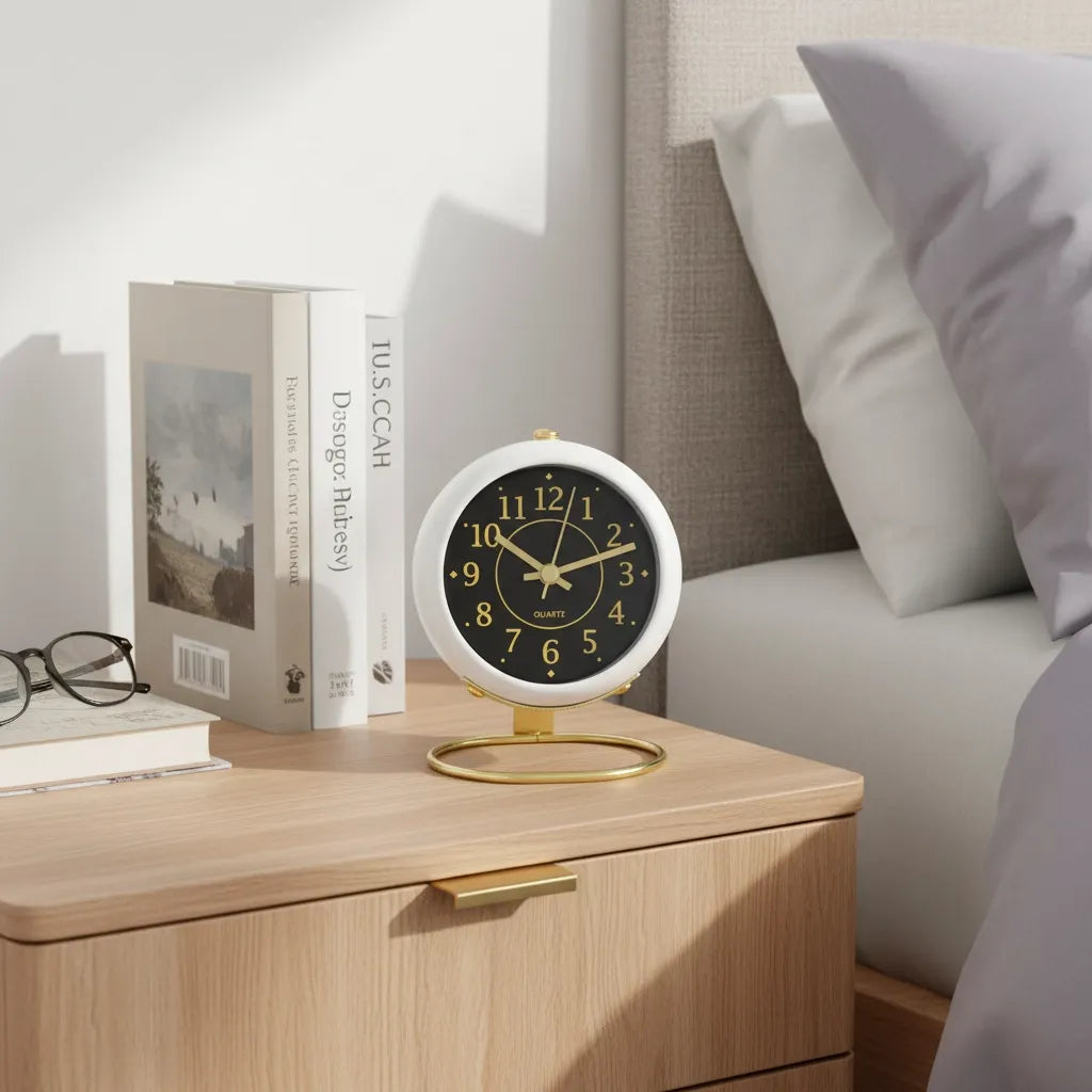 Réveil Analogique Design Rond
