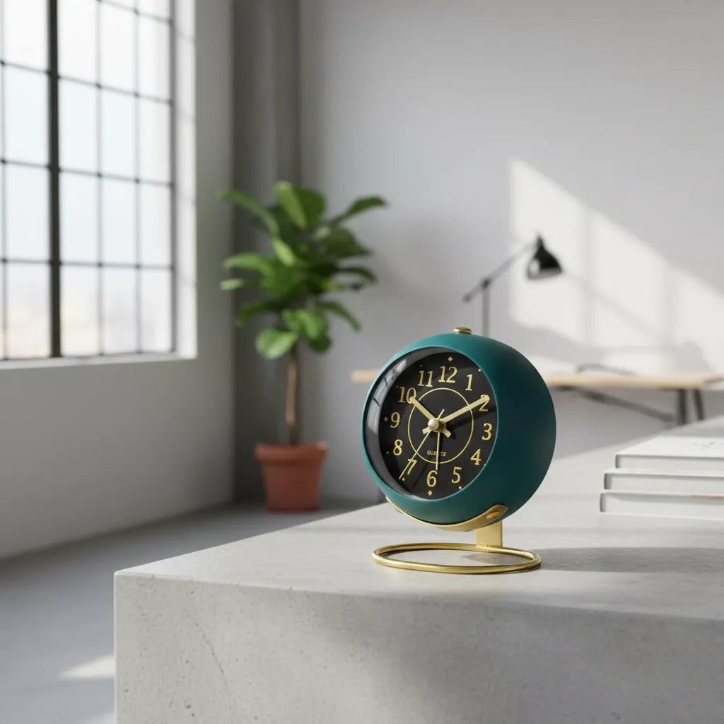 Réveil Analogique Design Rond