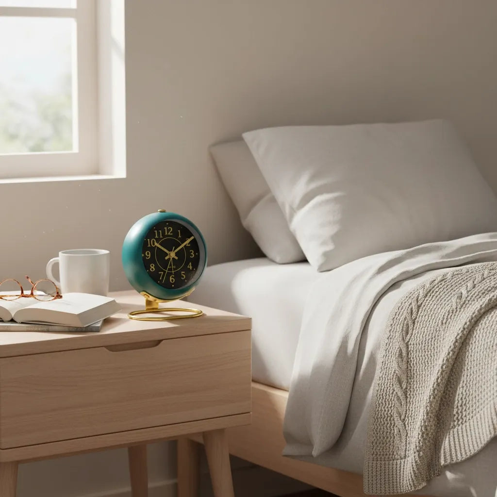 Réveil Analogique Design Rond