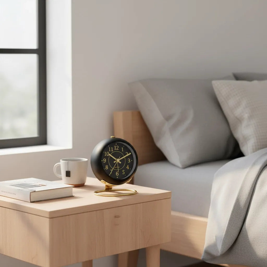 Réveil Analogique Design Rond