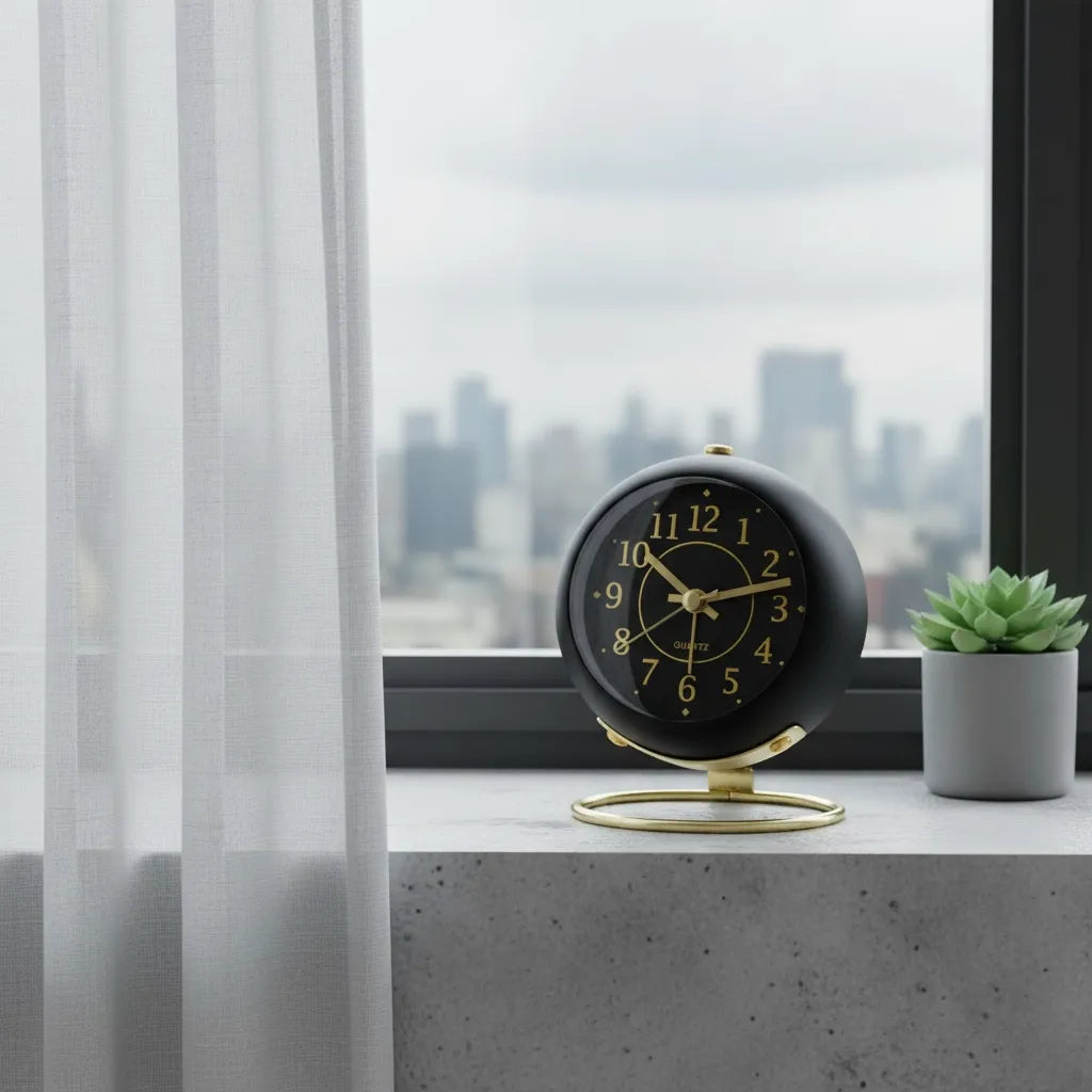 Réveil Analogique Design Rond